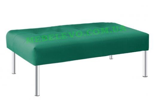 офисный диван Квадро 2.0 банкет (ТМ Style Group), 1 категория, Нераскладной, ППУ, Металл, 3-х местный (150-190см), Ширина 150-200см, без подлокотников