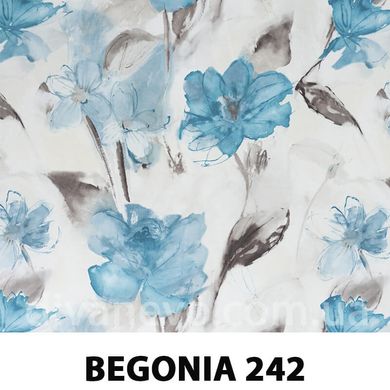 ткань BEGONIA / BEGONYA (Магитекс), Велюр, Цветы