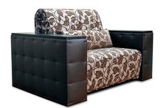 кресло-кровать Престиж 80 (ТМ Novelty), 1 категория, Аккордеон, ППУ, Металл, 1 местный (до 100см), Односпальный (до 120см), Ширина до 150см