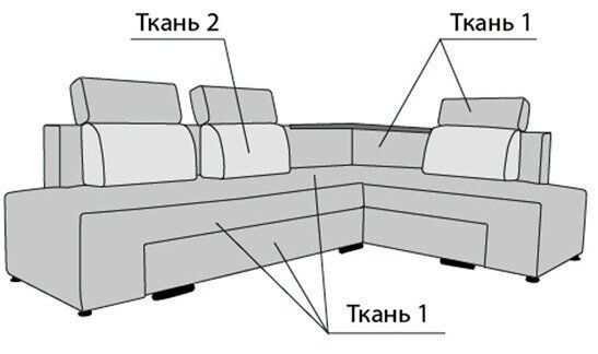 угловой диван Бридж (ТМ Софино)
